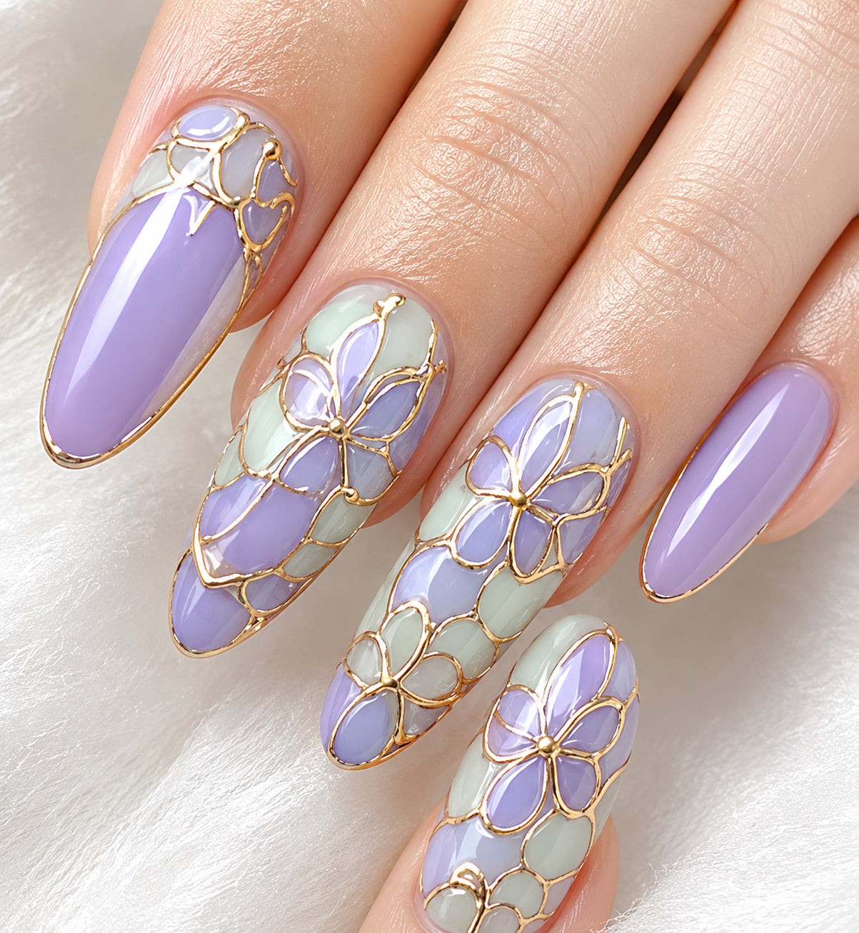 floral glass